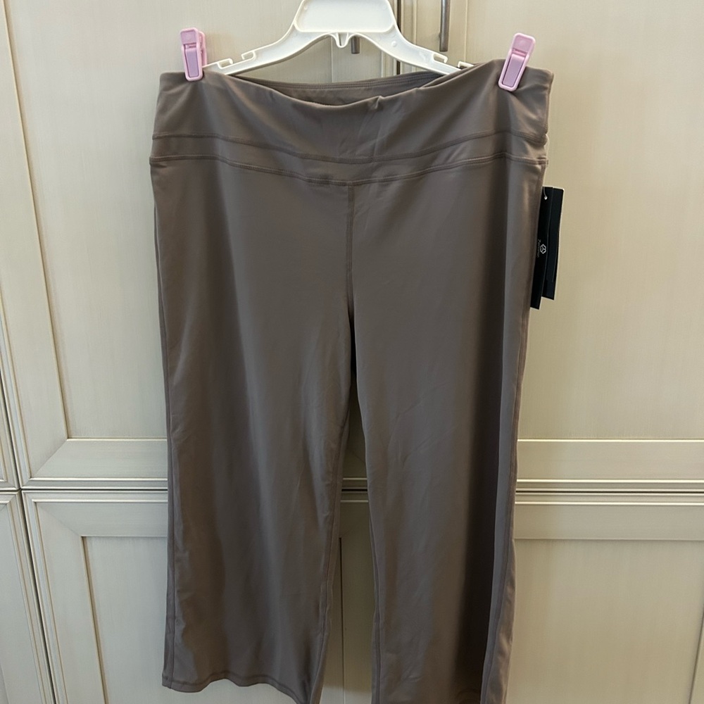 Light Brown Wide-Leg Pants